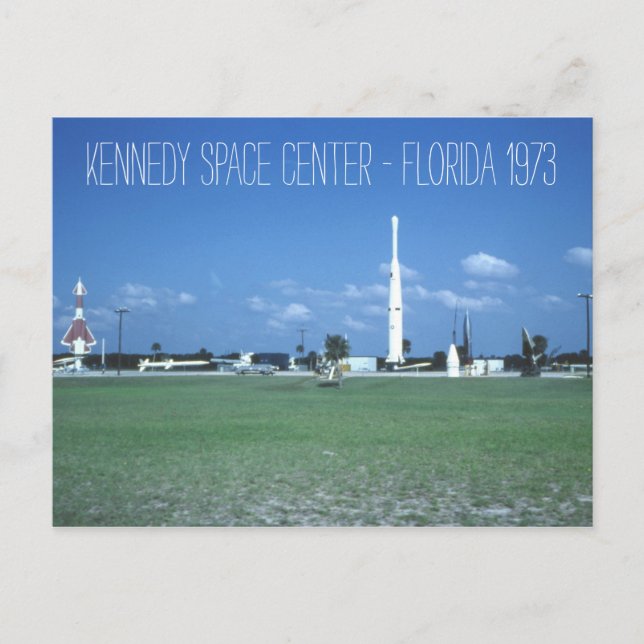 Cartão Postal Inspiração do Kennedy Space Center 1973 (Frente)