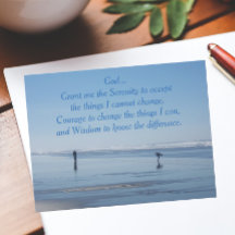 Inspiração Serenity Prayer Beach Walkers