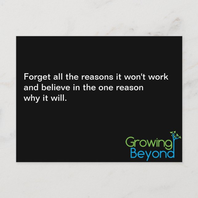 Cartão postal inspiracional nº 23 (Frente)