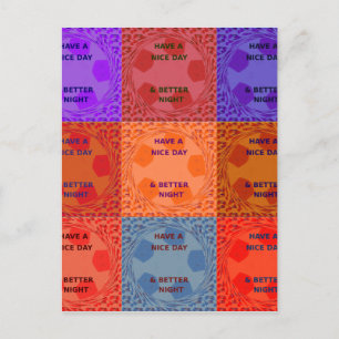 Cartão Postal Inspiracional tem um belo texto Pop verificado no