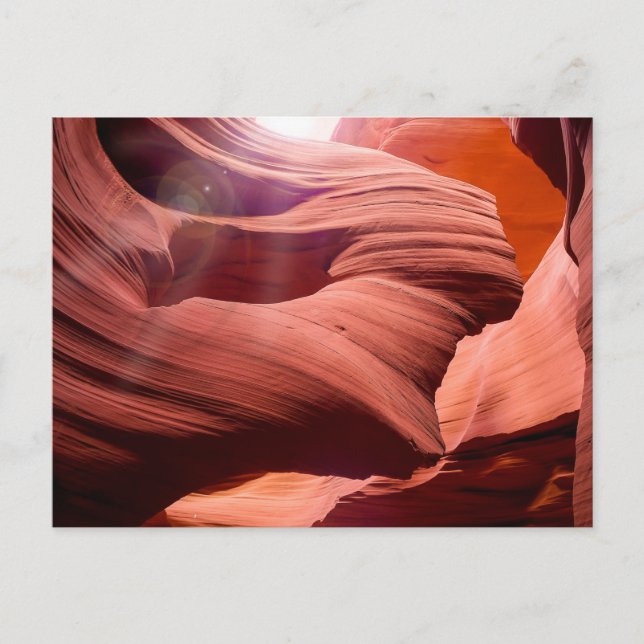 Cartão Postal Inspirações da Natureza Antelope Canyon Vislumbre  (Frente)