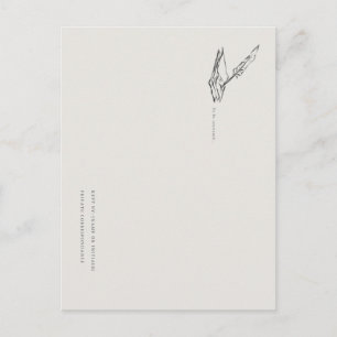 Cartão postal inspirado no Vintage Regency Crow-Qu