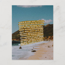 Cartão postal inspirador