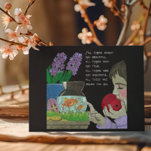 Cartão Postal Inspirador do Ano Novo Persa Primave