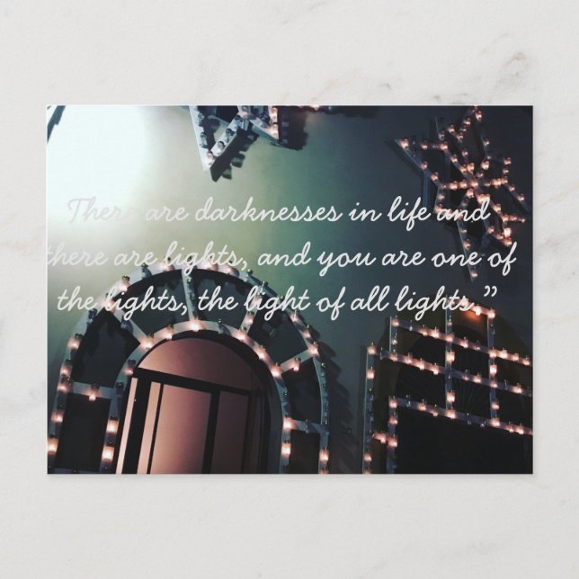 Cartão postal inspirador Italiano  (Frente)