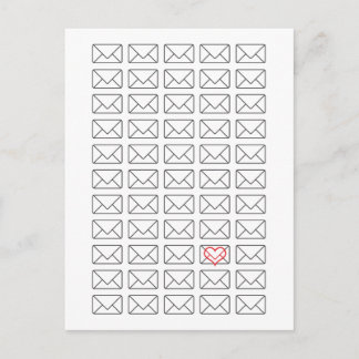 Cartão Postal Inspiration I Love you note