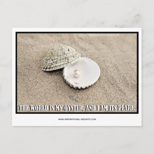 Cartão postal Inspirational Insights (Frente)