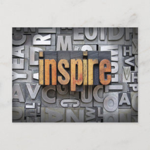 Cartão Postal Inspire