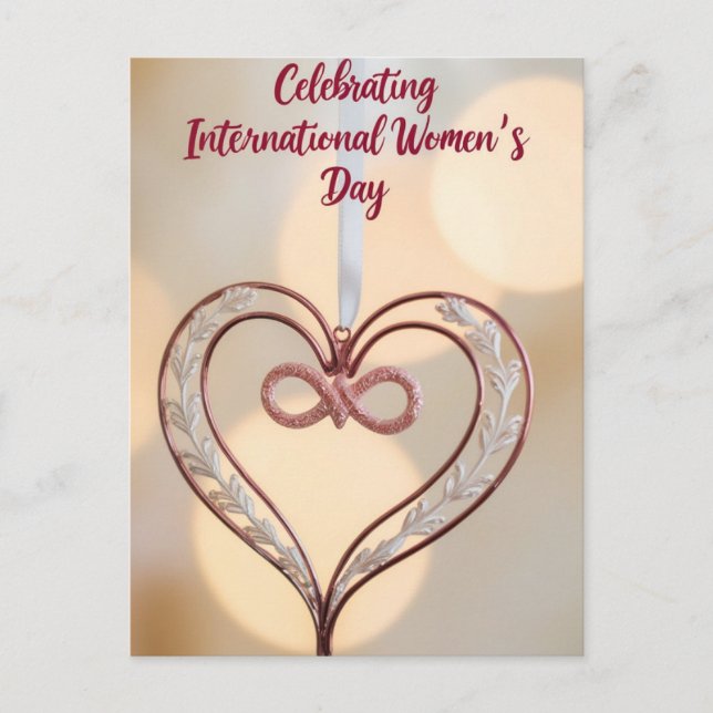 Cartão Postal Inspire Inclusion International Women Day (Frente)