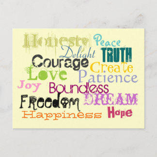 Cartão Postal Inspire Postcard