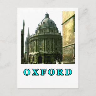 Cartão Postal Instantâneo Oxford 1986 Cyan The MUSEUM Zazzle Gi