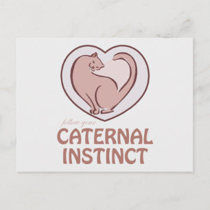 Cartão Postal Instinto Caternal