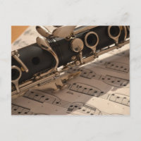 Instrumento musical Clarinet com notação