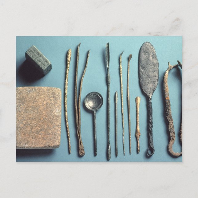 Cartão Postal Instrumentos cirúrgicos (Frente)