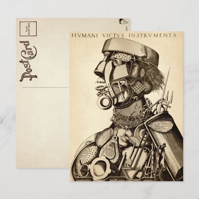 Cartão Postal Instrumentos de Sustento Humano - Culinária (Frente/Verso)