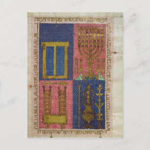 Cartão Postal Instrumentos do Templo