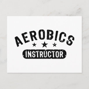 Cartão Postal Instrutor de Aeróbios