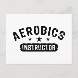 Cartão Postal Instrutor de Aeróbios