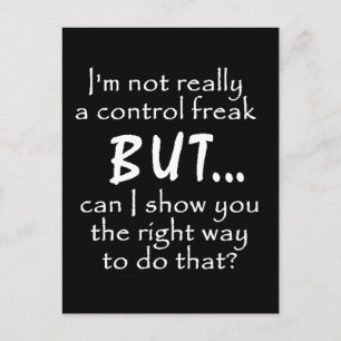 CARTÃO POSTAL INSULTOS FUNNTOS CONTROLAR COTAS PINTOS PRETOS