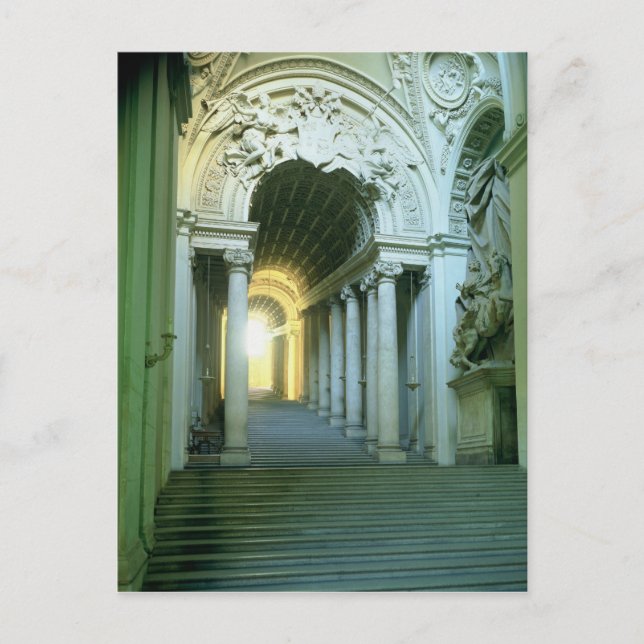 Cartão Postal Interior com vista à escada (Frente)