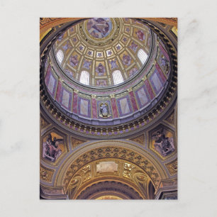 Cartão Postal Interior da Basilica de Stephen, Rua, Budapeste(4)