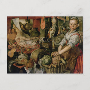 Cartão Postal Interior da cozinha, 1566