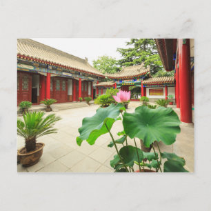 Cartão Postal Interior da Pagoda da China