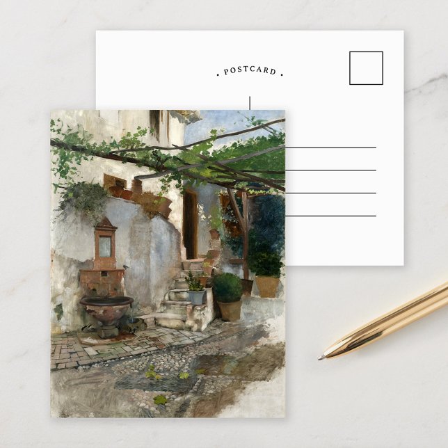 Cartão Postal Interior de Fazenda no Sul da Espanha | Hugo Birge (Criador carregado)