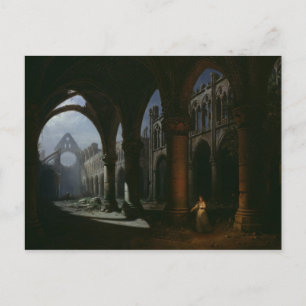 Cartão Postal Interior de uma Abadia em Ruínas, 1848