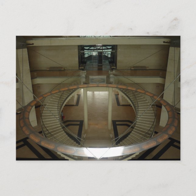 Cartão Postal interior do museu de doha (Frente)