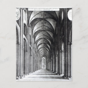 Cartão Postal Interior do Nave de Ruas, Paul, 1658