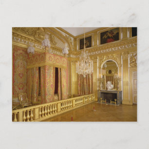 Cartão Postal Interior do quarto de Luís XIV, 1701-23
