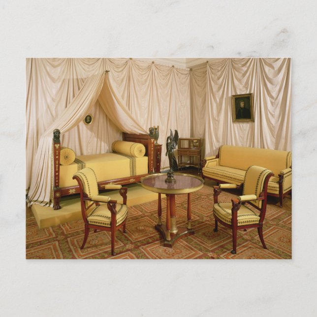 Cartão Postal Interior do quarto de Napoleão I 1800-03 (Frente)