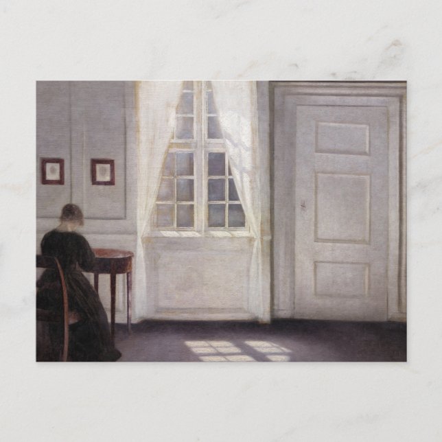 Cartão Postal Interior em Strandgade, Luz do sol no chão (Frente)