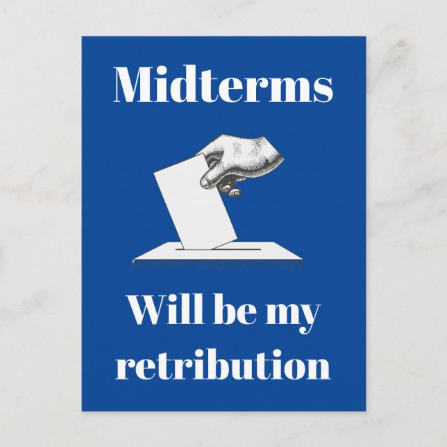 Cartão Postal Intermediários Serão Minha Retribuição (Frente)