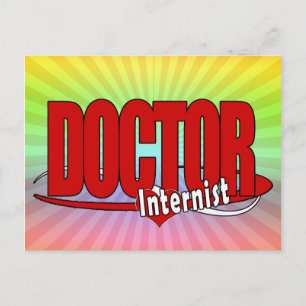 Cartão Postal Internista do MÉDICO LOGO