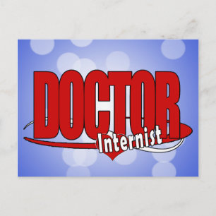 Cartão Postal Internista do MÉDICO LOGO