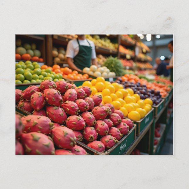 Cartão Postal Interpretação Artística do Mercado Esquilino (Frente)