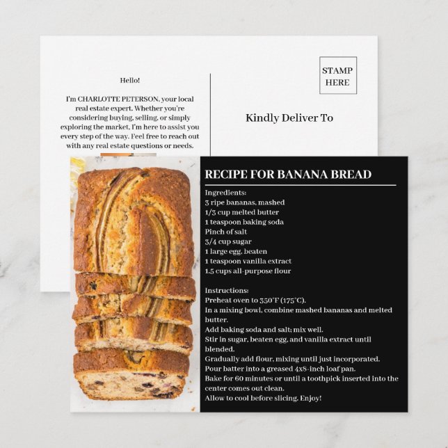 Cartão Postal Introdução ao Imóvel com receita  (Frente/Verso)