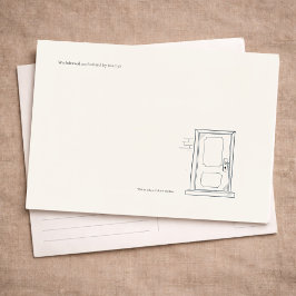 Cartão Postal Introvert Quiet Solitude Custom Correspondence