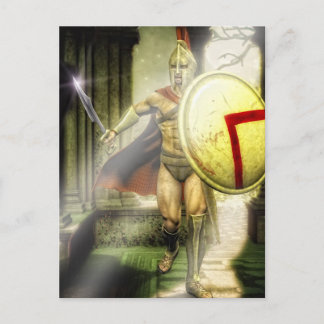 Cartão Postal intruso spartano