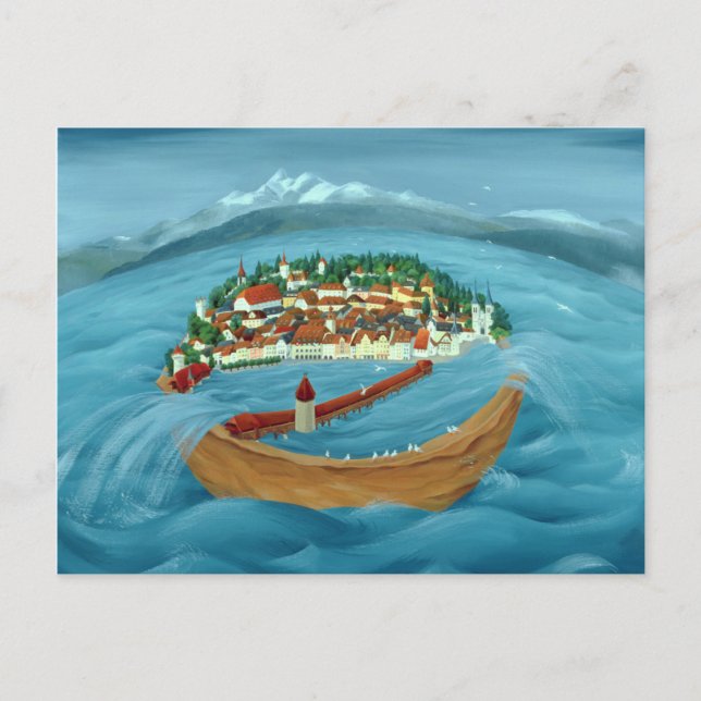 Cartão Postal Inundação 1999 (Frente)