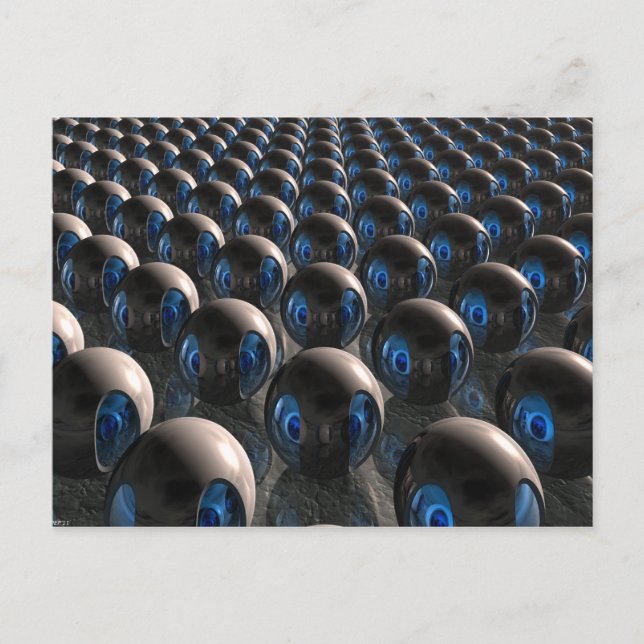 Cartão Postal Invasão Da alienígena Ao amanhecer (Frente)