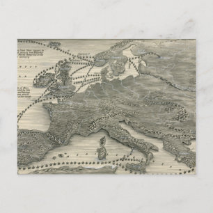 Cartão Postal Invasões Nórdicas