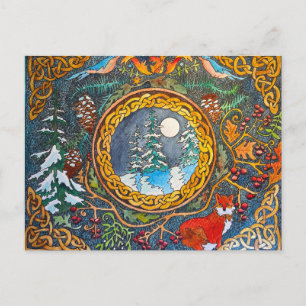Cartão Postal Inverno Celta