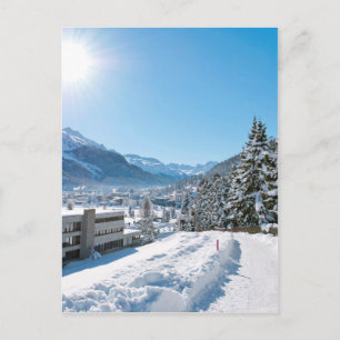 Cartão Postal Inverno em St. Moritz