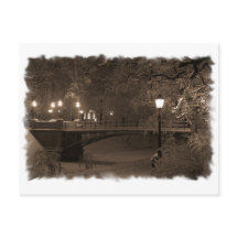 Inverno em tons de sépia