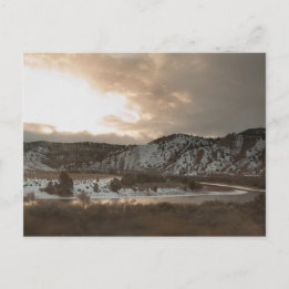 Cartão Postal Inverno nas Rockies