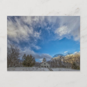 Cartão Postal Inverno no farol de Missão