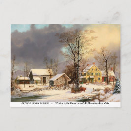 Cartão Postal Inverno no País, Manhã Fria